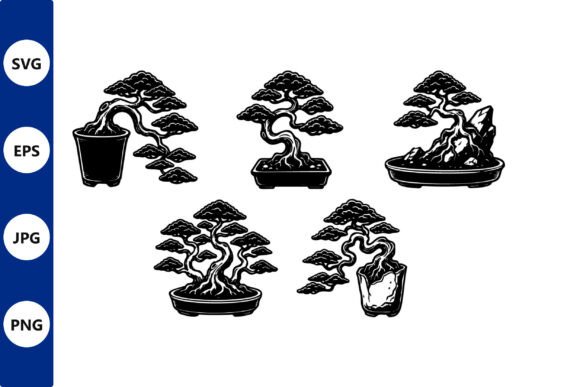 Bonsai Line Art Collection: A Guide to Choosing and Using Bold Silhouettes