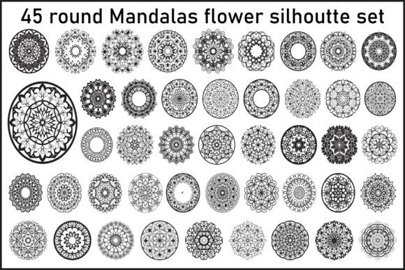 Choosing the Right Design Assets: A Practical Guide to the Round Floral Mandala Silhouette Set