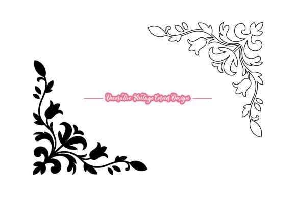 Classic Floral Corner Frame Design Guide