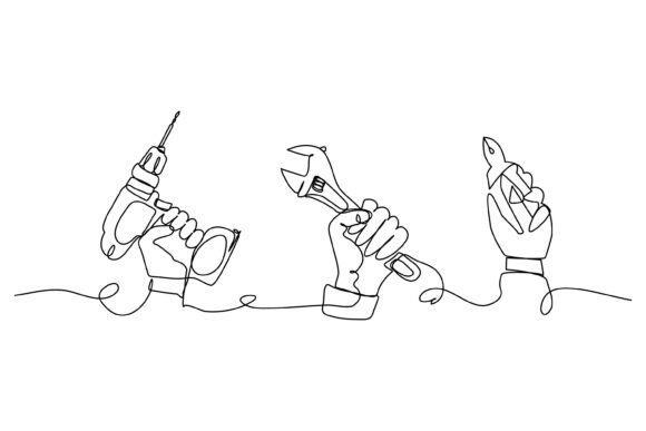 Continuous Line Design of Construction: A Minimalist Approach to Visual Storytelling