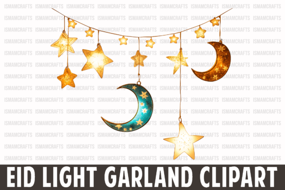 Eid Light Garland Clipart PNG: A Practical Evaluation for Designers