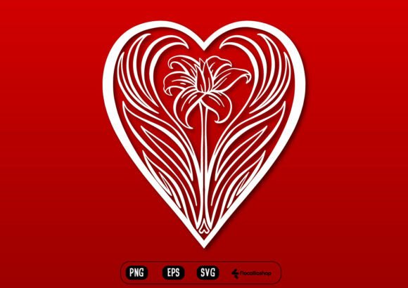 Elegant Floral Heart Valentine Design Guide