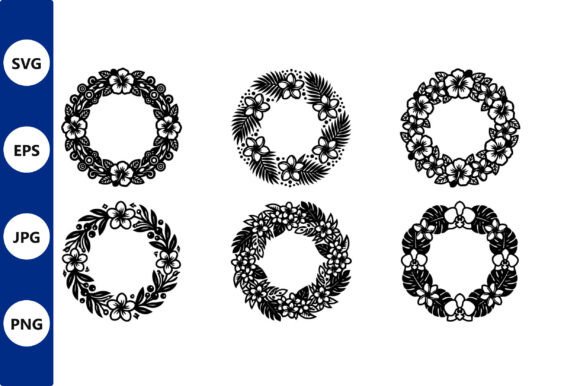Elevating Brand Identity with the Floral Wreaths Vector Art Set
