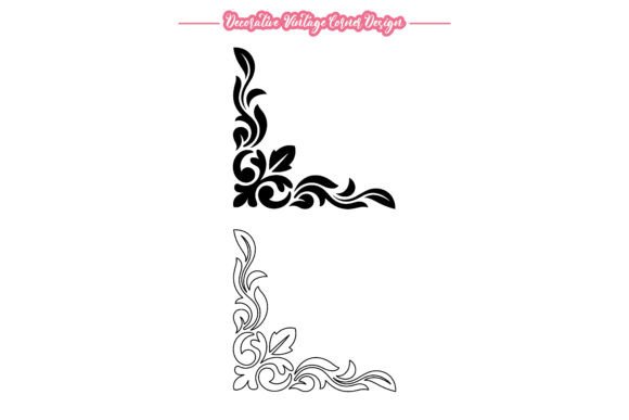 Elevating Design with Vintage Frame Corner Ornament Design