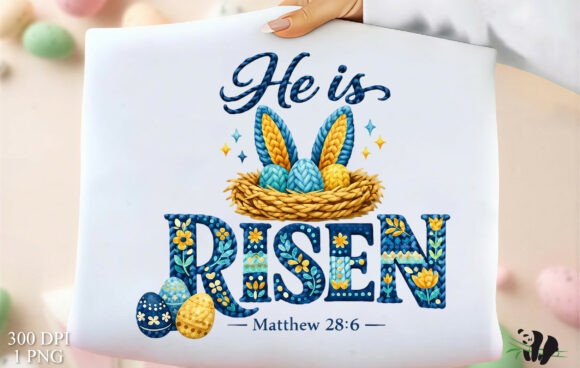 Elevating Faith-Based Design: The Strategic Value of the He Is Risen Easter Sublimation PNG