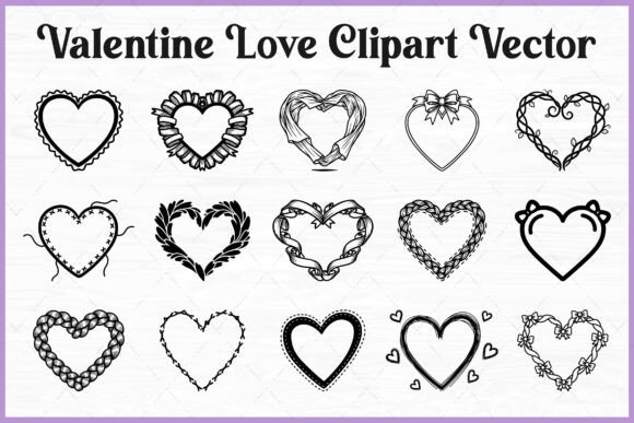 Elevating Romantic Design: The Strategic Value of the Valentine Love Heart Clipart PNG Set