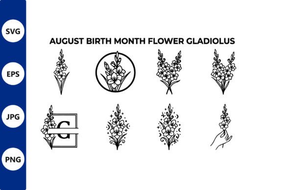 Gladiolus Vector Icons Set for August: A Practical Guide to Botanical Design