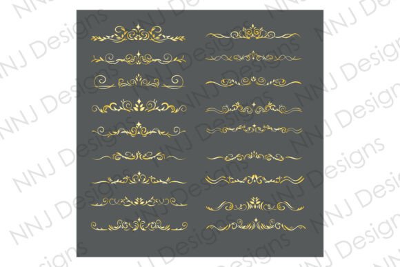 Integrating the 18 Gold Line Ornament PNG Bundle into Professional Design Workflows