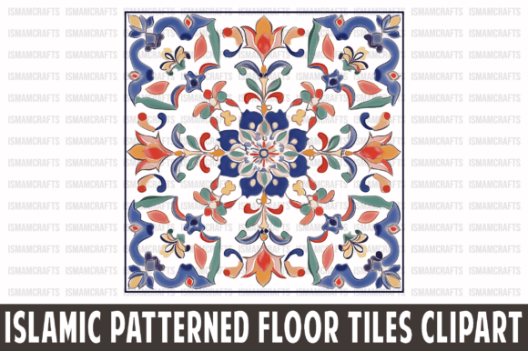 Islamic Patterned Floor Tiles Clipart: A Workflow Guide for Creators