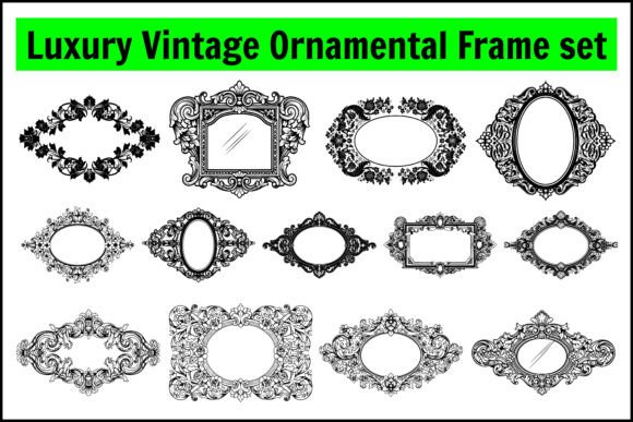 Luxury Vintage Frame Set