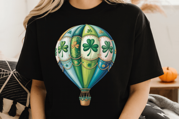 St Patrick’s Hot Air Balloon PNG