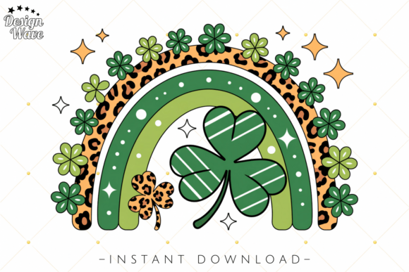 St Patrick’s Shamrock Rainbow PNG: A Modern Twist