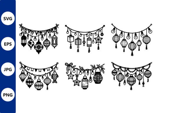 String Lanterns Garland Vector Art: A Comprehensive Guide to Festive Design Assets
