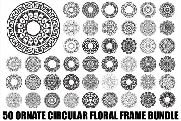 Unlocking Creative Potential: A Comprehensive Guide to the Ornate Circular Floral Frame Bundle