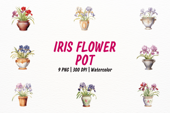 Unlocking Creative Potential: A Guide to Using Vintage Iris Watercolor Clipart in Modern Design